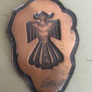 Jewelry - Vintage Solid Copper Thunderbird Necklace Jewelry - Vintage Solid Copper Thunderbird Necklace